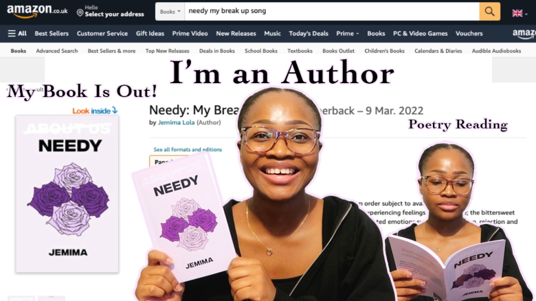 I’m an Author! 👩🏾 My First Book Is On Amazon Self Published 2022 📖 Poetry Reading + I Am Needy